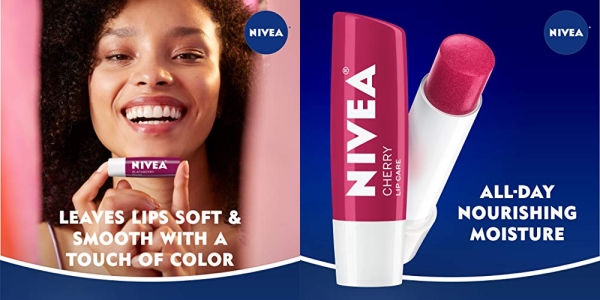 Purchase NIVEA Lip Care Fruit Variety Pack - Tinted Lip Balm for Beautiful, Soft Lips - Pack of 4 on Amazon.com