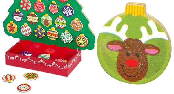 Purchase Melissa & Doug Countdown to Christmas Wooden Advent Calendar - Magnetic Tree, 25 Magnets on Amazon.com