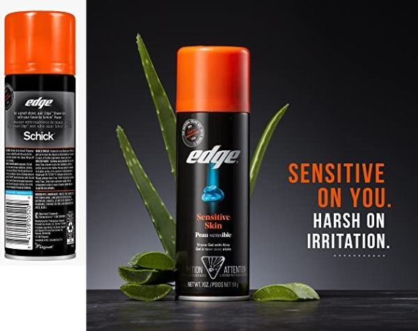 Purchase Edge Shave Gel, Sensitive Skin, 7-Ounce Cans - Pack of 3 on Amazon.com