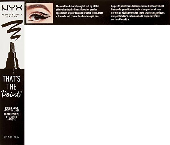 Purchase NYX PROFESSIONAL MAKEUP That's The Point Liquid Eyeliner, Super Edgy on Amazon.com
