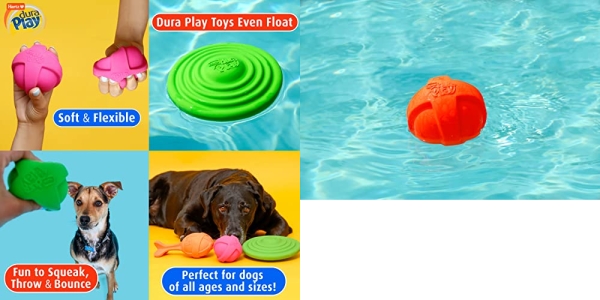 Purchase Hartz Dura Play Bacon Scented Squeak Ball Dog Toy on Amazon.com