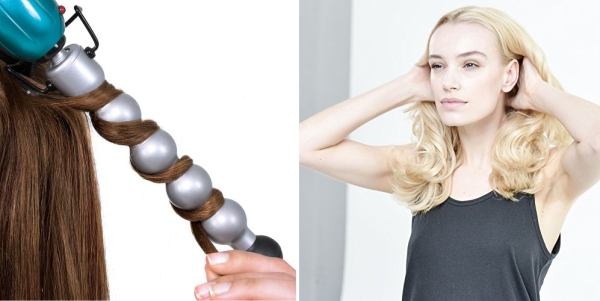 Purchase Bed Head Rock N Roller Clamp-Free Bubble Curling Wand on Amazon.com
