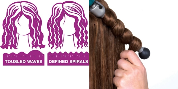 Purchase Bed Head Rock N Roller Clamp-Free Bubble Curling Wand on Amazon.com