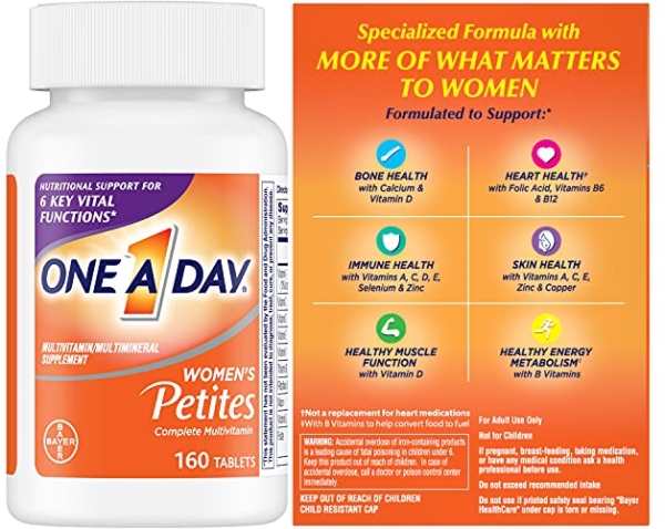 Purchase One A Day Womens Petites Multivitamin 160 count on Amazon.com