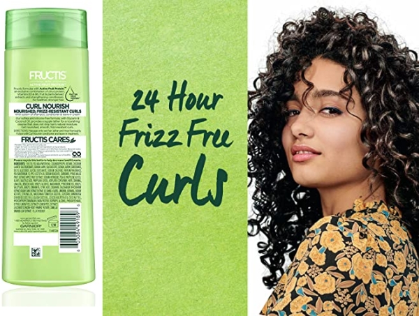 Purchase Garnier Hair Care Fructis Triple Nutrition Curl Nourish Shampoo, 12.5 Fluid on Amazon.com