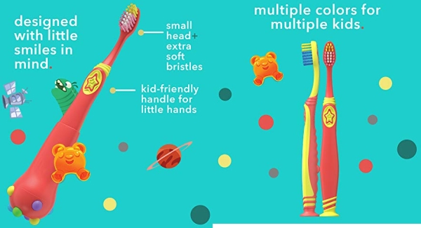 Purchase Hum by Colgate Smart Manual Kids Toothbrush Set for Ages 5+, Gaming Experience for Teeth Brushing, Extra Soft, Coral on Amazon.com