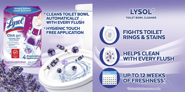 Purchase Lysol Automatic Toilet Bowl Cleaner, Lavender, 6 Count on Amazon.com