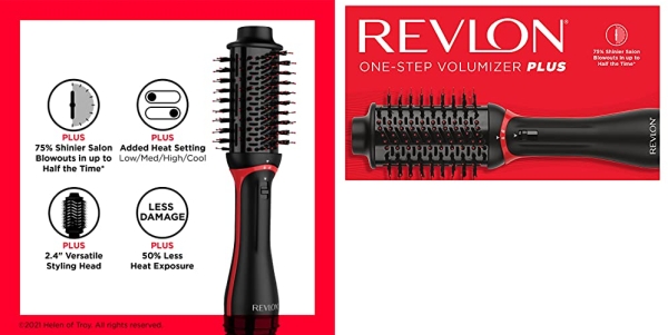 Purchase REVLON One-Step Volumizer PLUS 2.0 Hair Dryer and Hot Air Brush, Black on Amazon.com