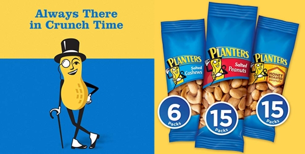 Purchase Planters Nuts Cashews and Peanuts Variety Pack Snack Nuts (36 Count - 61.49 Oz total) on Amazon.com