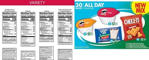 Purchase Kellogg's All Day Snacks, Lunch Snacks, Office and Kids Snacks, Variety Pack, 34.5oz Box (30 Snacks) on Amazon.com