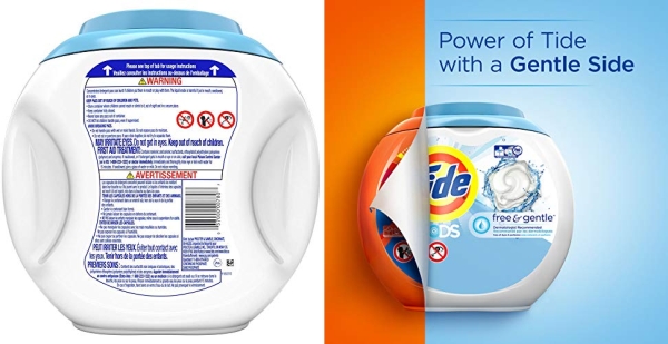 Purchase Tide PODS Free & Gentle, Liquid Laundry Detergent Pacs, 57 count on Amazon.com