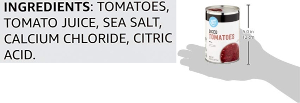 Purchase Amazon Brand - Happy Belly Diced Tomatoes in Tomato Juice, 14.5 Ounce on Amazon.com