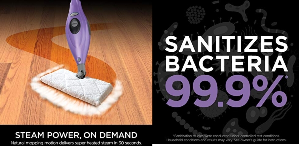 Purchase Shark S3501 Steam Pocket Mop Hard Floor Cleaner, Purple on Amazon.com