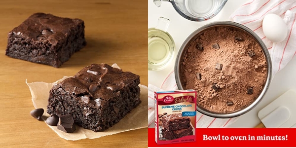 Purchase Betty Crocker Delights Supreme Chocolate Chunk Brownie Mix, 18 oz. on Amazon.com