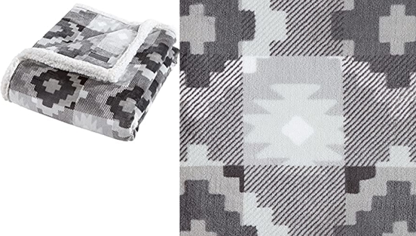 Purchase Eddie Bauer Ultra-Plush Collection Throw Blanket-Reversible Sherpa Fleece Cover, Soft & Cozy on Amazon.com