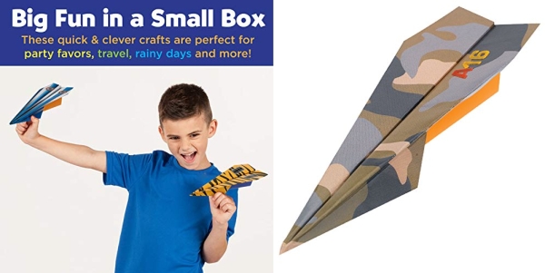 Purchase Creativity for Kids Paper Airplane Squadron - Create 20 Paper Planes, Stocking Stuffers for Boys and Girls on Amazon.com