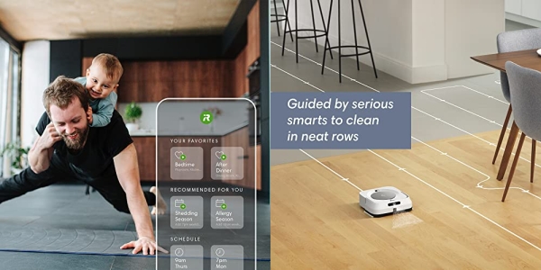 Purchase iRobot Braava Jet M6 (6110) Ultimate Robot Mop- Wi-Fi Connected, Precision Jet Spray, Smart Mapping, Works with Alexa, Ideal for Multiple Rooms, Recharges and Resumes, White on Amazon.com