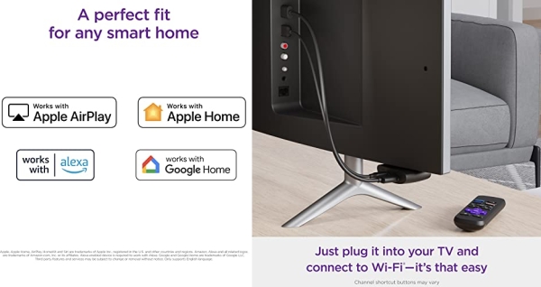 Purchase Roku Express HD Streaming Media Player with High Speed HDMI Cable and Simple Remote on Amazon.com