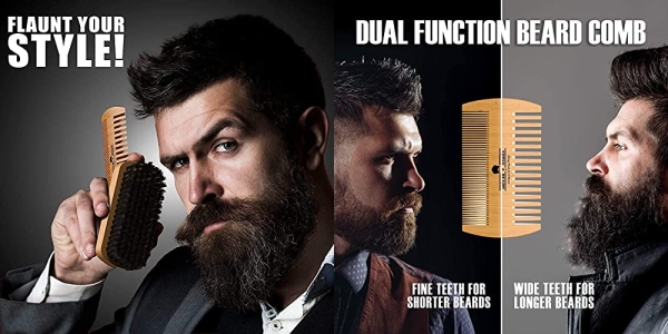 Purchase Beard Brush for Men Set on Amazon.com