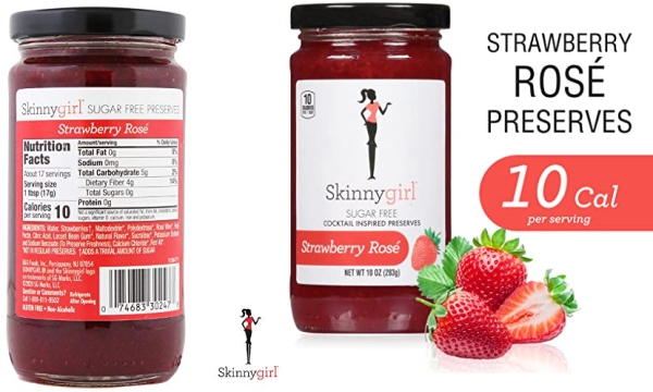 Purchase Skinnygirl Sugar Free Preserves, Strawberry Rose, 10 Ounce on Amazon.com