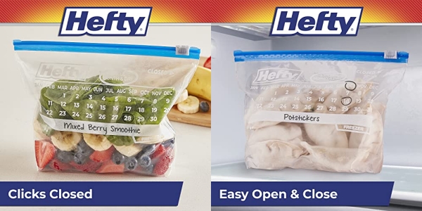 Purchase Hefty Slider Freezer Calendar Bags, Quart Size, 140 Count on Amazon.com