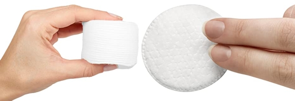 Purchase Amazon Basics Cotton Rounds, 100ct, Pack of 6 (Previously Solimo) on Amazon.com