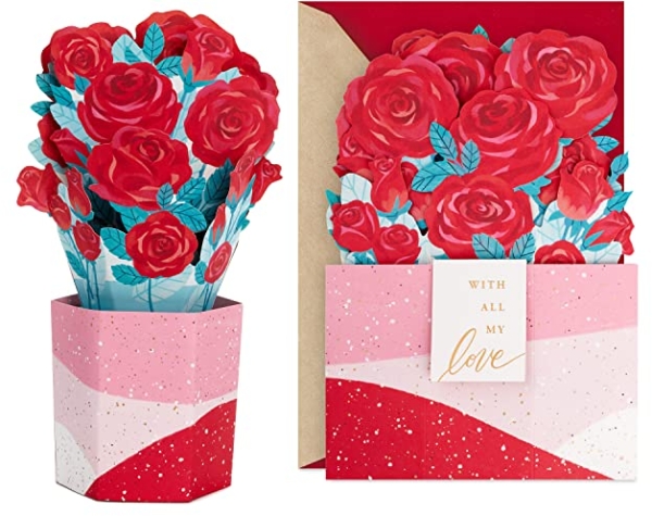 Purchase Hallmark Paper Wonder Romantic Pop Up Valentines Day Card, Displayable Bouquet (Roses) on Amazon.com
