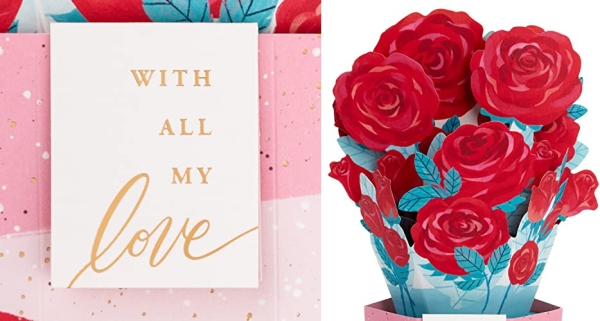 Purchase Hallmark Paper Wonder Romantic Pop Up Valentines Day Card, Displayable Bouquet (Roses) on Amazon.com