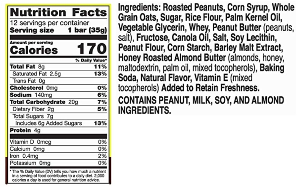 Purchase Nature Valley Granola Bars, Sweet and Salty Nut, Peanut, 1.2 oz, 12 ct on Amazon.com