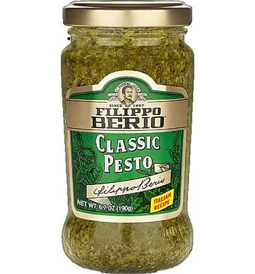 Purchase Filippo Berio Pesto, Classic Basil, 6.7 Ounce Glass Jar at Amazon.com