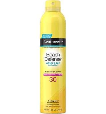 Purchase Neutrogena Beach Defense Sunscreen Spray SPF 30 Water-Resistant Sunscreen Body Spray SPF 30, 8.5 oz at Amazon.com