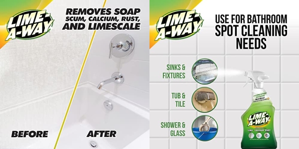 Purchase Lime-A-Way Bathroom Cleaner, 32 fl oz Bottle, Removes Lime Calcium Rust on Amazon.com