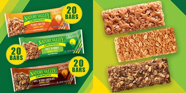Purchase Nature Valley Crunchy Value Pack 30 Count on Amazon.com