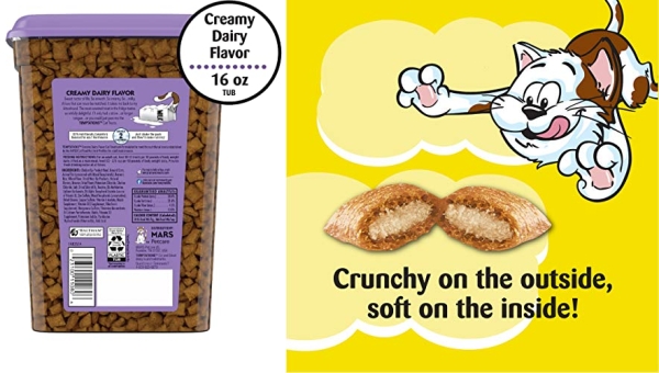 Purchase TEMPTATIONS Classic Crunchy and Soft Cat Treats, Creamy Dairy, Multiple Sizes on Amazon.com