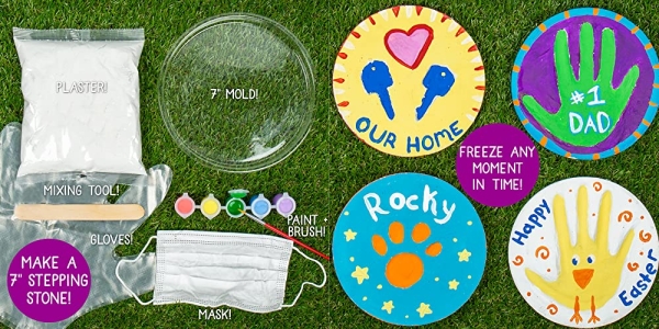 Purchase Creative Roots Create Your Own Handprint Stone, Ages 6+ Red on Amazon.com