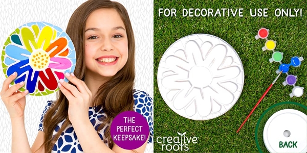 Purchase Creative Roots Mosaic Flower Stepping Stone, DIY Stepping Stone Kit for Kids Ages 6+ on Amazon.com