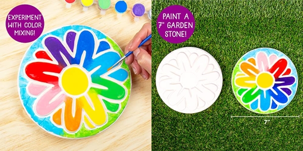 Purchase Creative Roots Mosaic Flower Stepping Stone, DIY Stepping Stone Kit for Kids Ages 6+ on Amazon.com