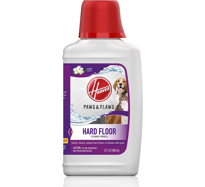 Purchase Hoover Paws & Claws Hard Surface Floor Cleaner, Concentrated Pet Cleaning Solution for FloorMate Machines, 32oz Formula at Amazon.com