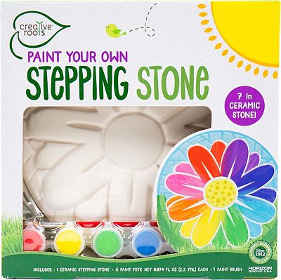 Purchase Creative Roots Mosaic Flower Stepping Stone, DIY Stepping Stone Kit for Kids Ages 6+ at Amazon.com