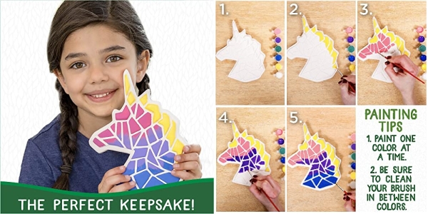 Purchase Creative Roots Mosaic Unicorn Stepping Stone Kit, Kids Ages 6+ on Amazon.com