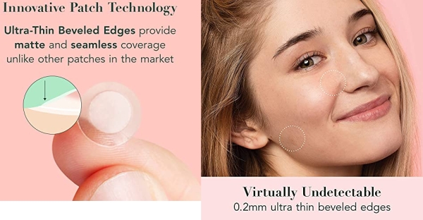 Purchase Rael Miracle Invisible Spot Cover - Hydrocolloid, Acne Pimple Absorbing Cover, Blemish Spot, Skin Care, Facial Stickers, 2 Sizes (96 Count) on Amazon.com