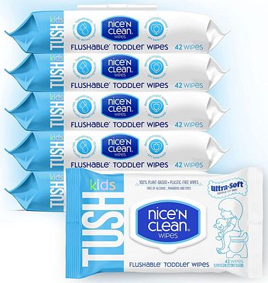 Purchase Nice 'N CLEAN Toddler Wipes 42ct (6-Pack), Great for Potty Training at Amazon.com