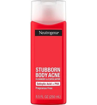 Purchase Neutrogena Stubborn Body Acne Cleanser & Exfoliator, Fragrance-Free, 8.5 fl. oz at Amazon.com