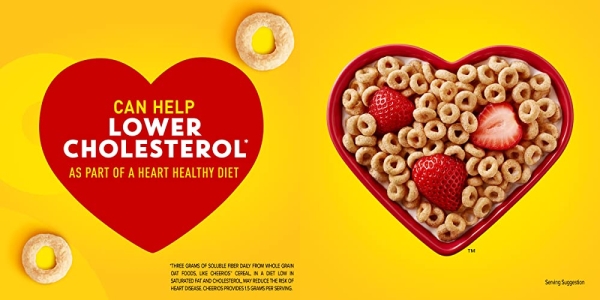 Purchase Original Cheerios Heart Healthy Cereal in a Cup, Gluten Free Cereal with Whole Grain Oats, Single Serve Cereal Cups, 1.3 oz (Pack of 12) on Amazon.com