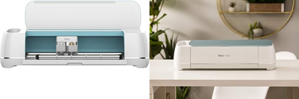 Purchase Cricut Maker - Smart Cutting Machine - With 10X Cutting Force, Cuts 300+ Materials, Create 3D Art, Home Decor & More, Bluetooth Connectivity, Compatible with iOS, Android, Windows & Mac, Blue on Amazon.com