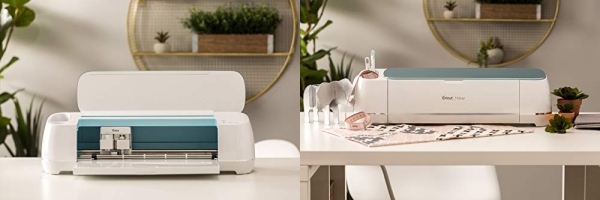 Purchase Cricut Maker - Smart Cutting Machine - With 10X Cutting Force, Cuts 300+ Materials, Create 3D Art, Home Decor & More, Bluetooth Connectivity, Compatible with iOS, Android, Windows & Mac, Blue on Amazon.com