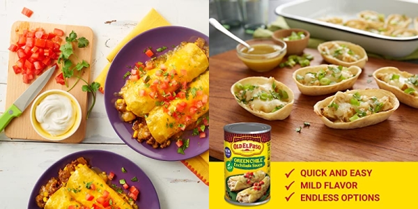 Purchase Old El Paso Mild Green Chile Enchilada Sauce, 1 ct., 10 oz. on Amazon.com