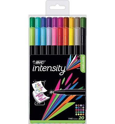 Purchase BIC Intensity Porous Point Pen, Stick, Fine 0.4 Mm, Assorted Ink And Barrel Colors, 20/pack at Amazon.com