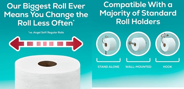 Purchase Angel Soft Toilet Paper, 24 Super Mega Rolls on Amazon.com