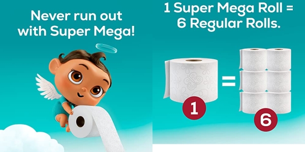 Purchase Angel Soft Toilet Paper, 24 Super Mega Rolls on Amazon.com